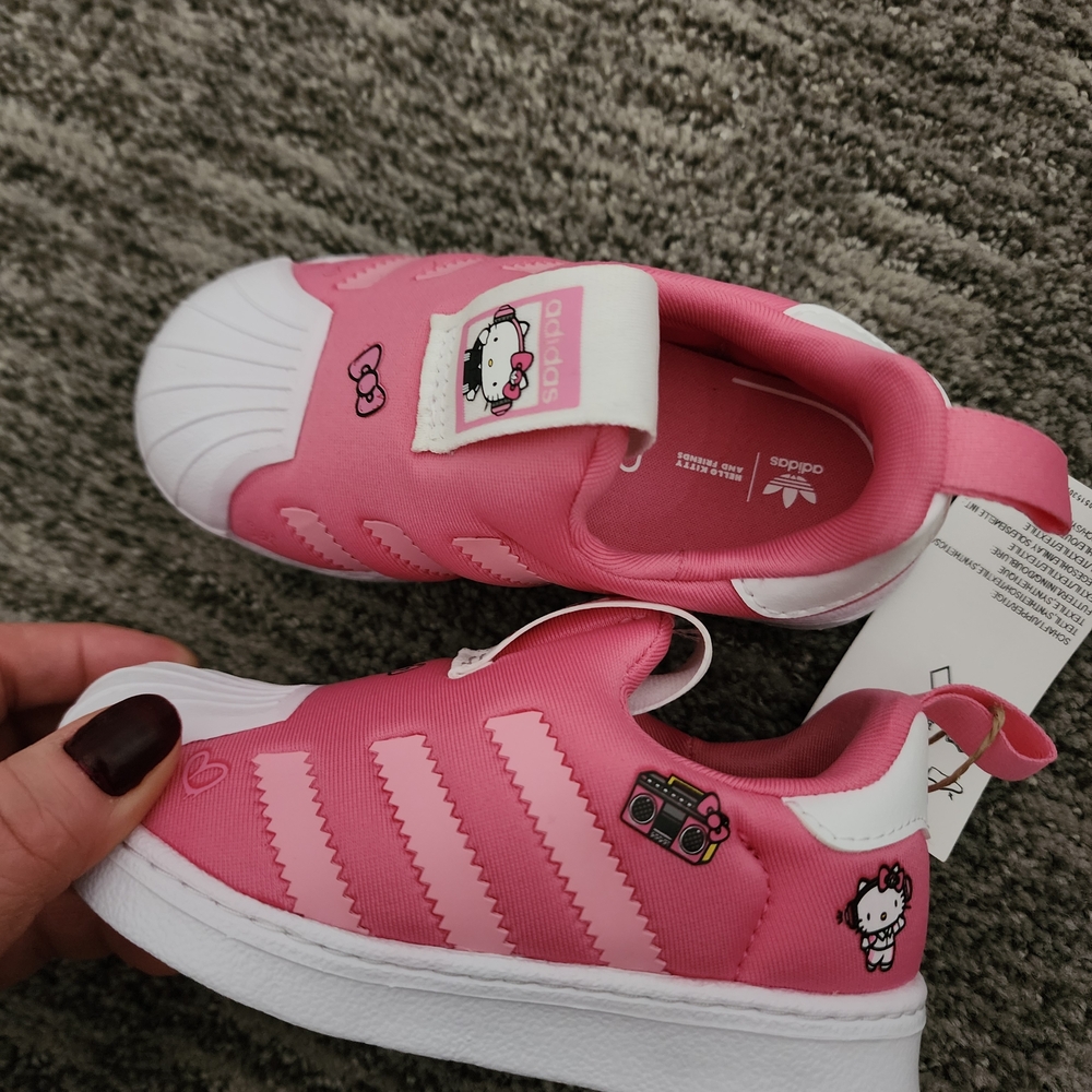 Adidas Kids Pink Hello Kitty Sneakers